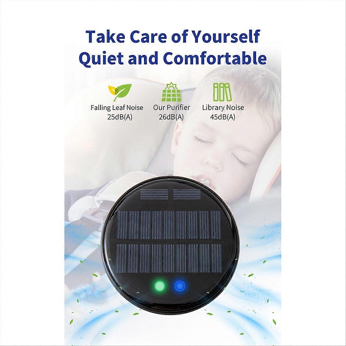 Car Air Purifier Removes Odors, Formaldehyde, and Dust, with USB Plug in for Convenient Use and No Consumables Required