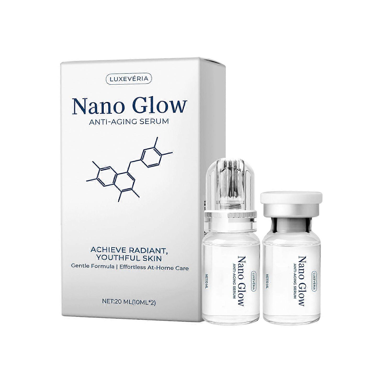 Brightening & Revitalizing Serum Set (2 x 10ML + 1 Roller Applicator) - Gentle Hydrating Facial Serum, Nourishing Formula for Smooth, Soft & Radiant S