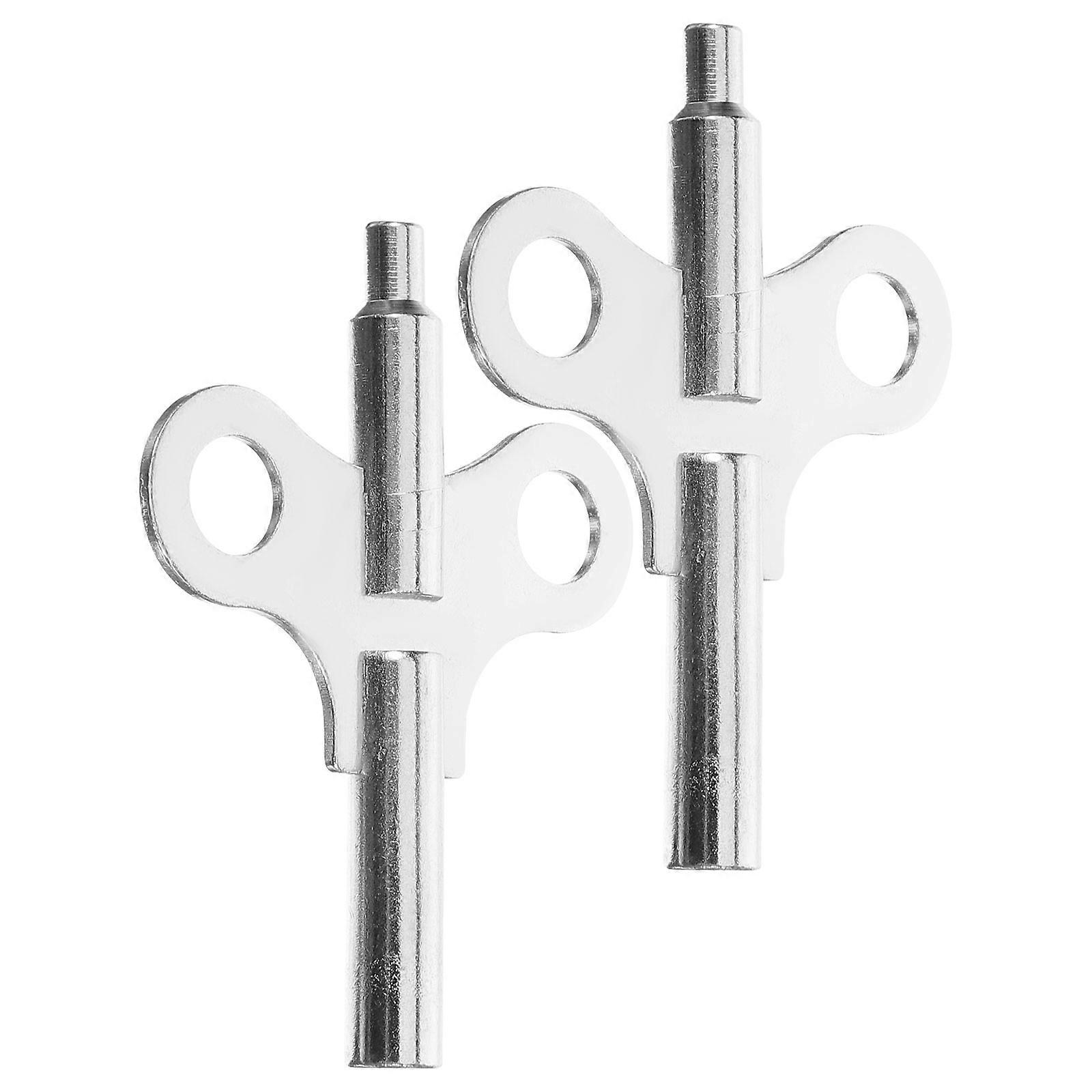 Silver Steel Clock Winding Keys for Clock tool 6Pcs Set