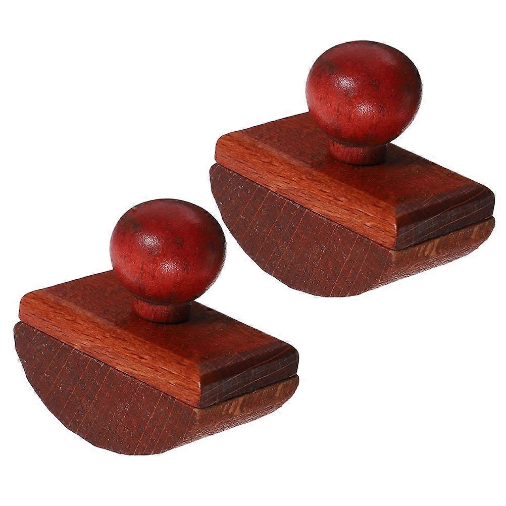 Desktop Ink Absorber Wooden Rocker for Quick Drying 2Pcs