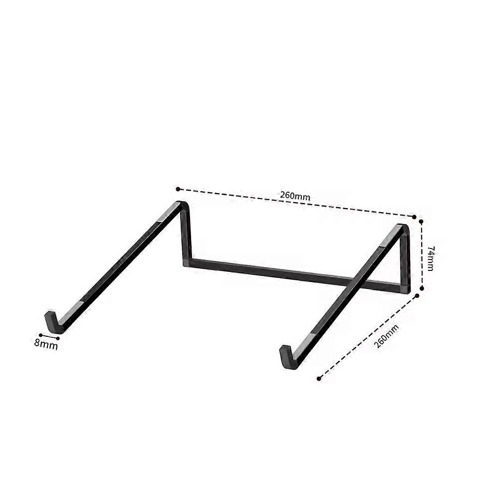 Folding Adjcomtable Laptop Stand for MacBook/PC/Tablet/Notebook - Heat Dissipation Holder, Portable Multi-Angle Height Adjcomtment