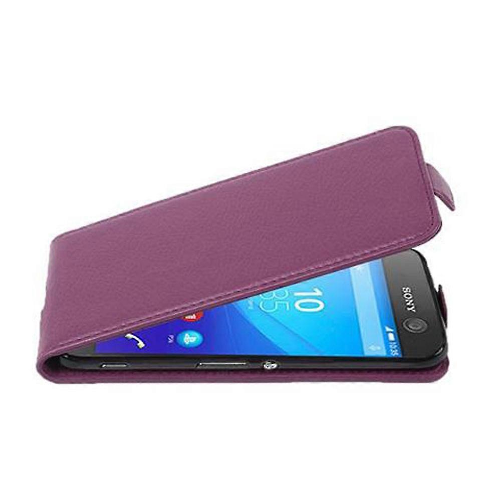 Sony Xperia M5 Case Flip Case - s textúrovaným povrchom