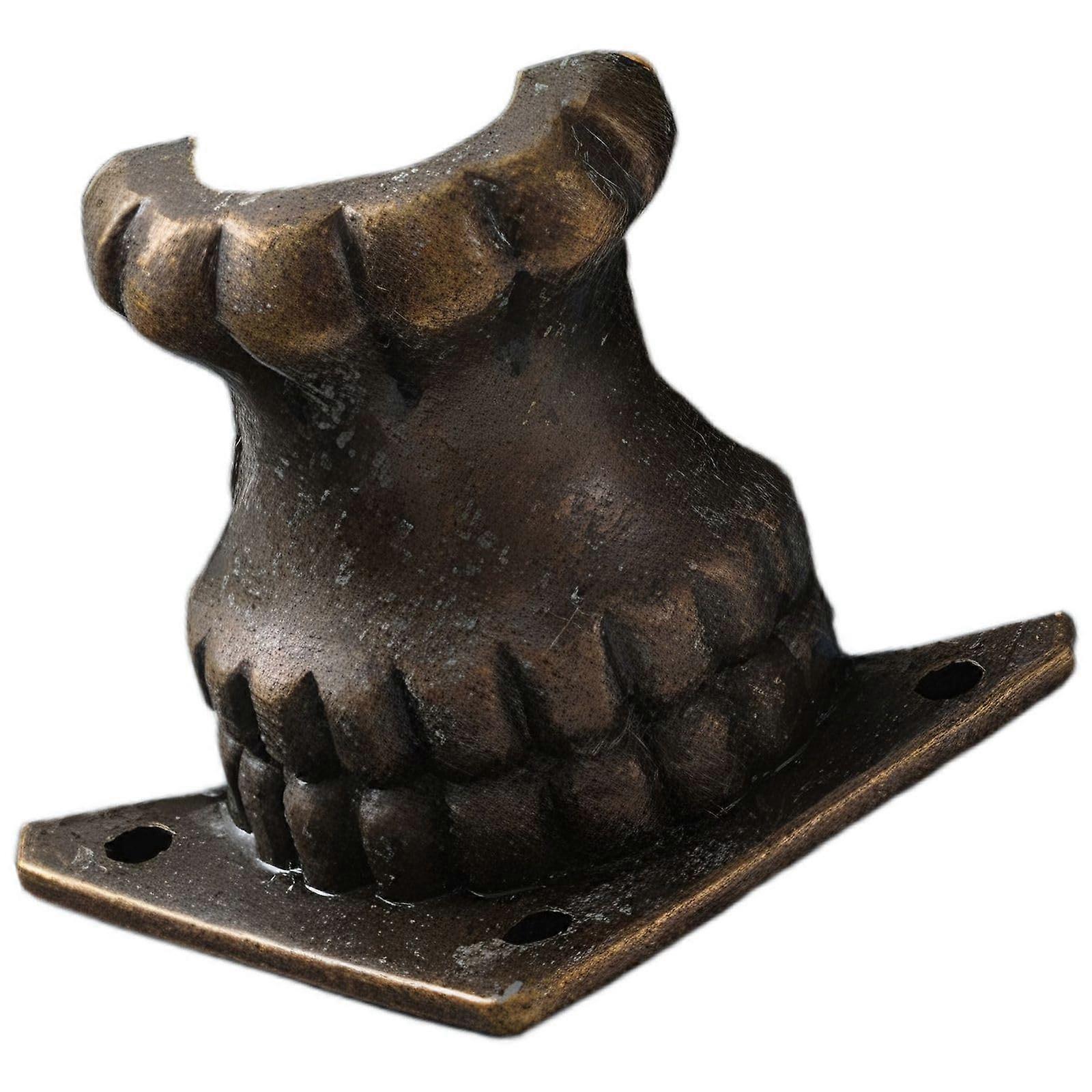 Furniture Legs with RustResistant Alloy Corner Supports, Vintage Design for Tables and Cabinets