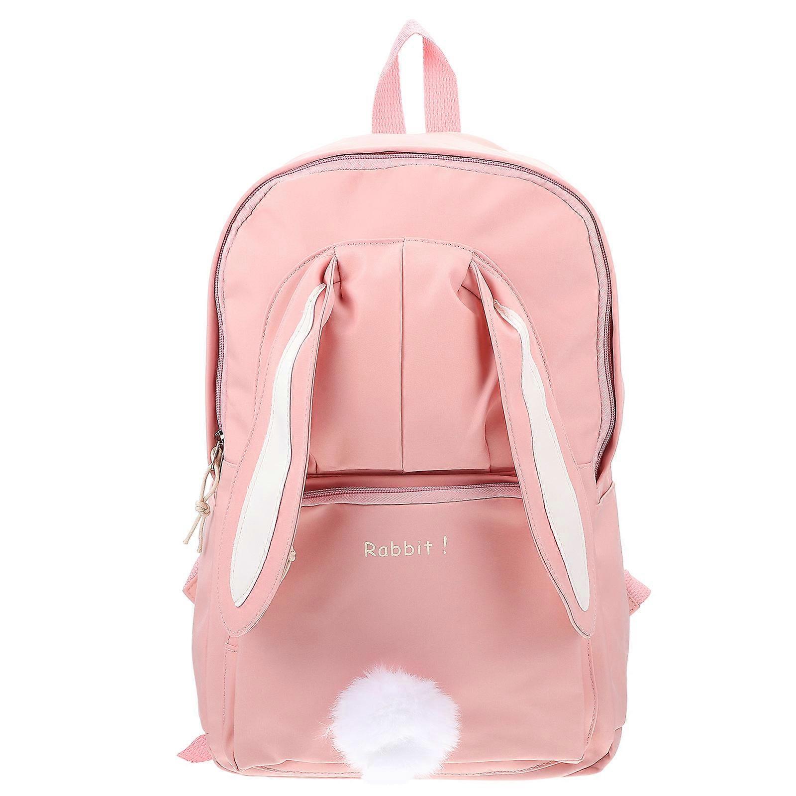Rabbit Backpack for Storage Use with Nylon Material 4Pcs Set