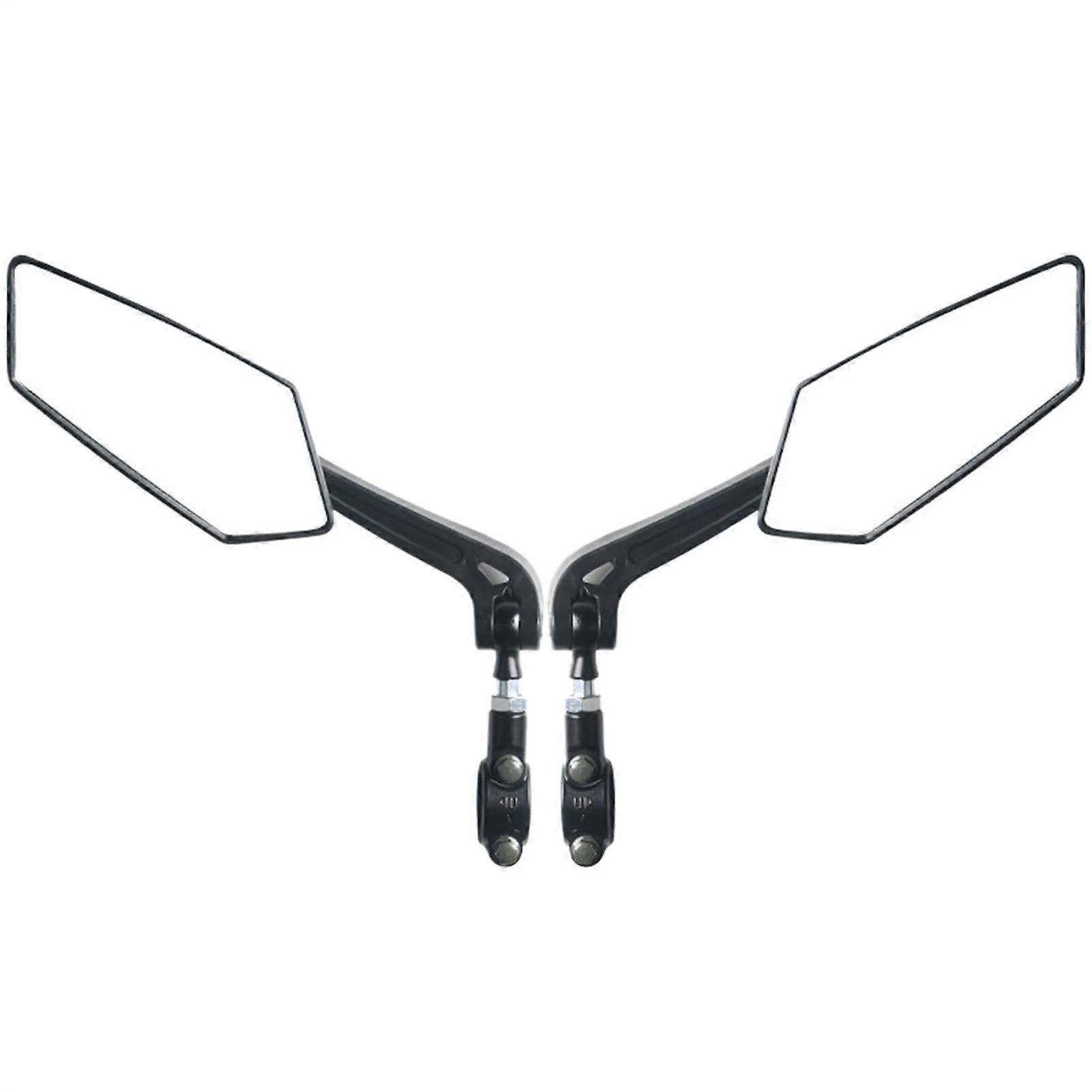 Adjustable Foldable Motorcycle Rear View Mirror 4.5 Inch Shockproof Wide Angle Weather Resistant