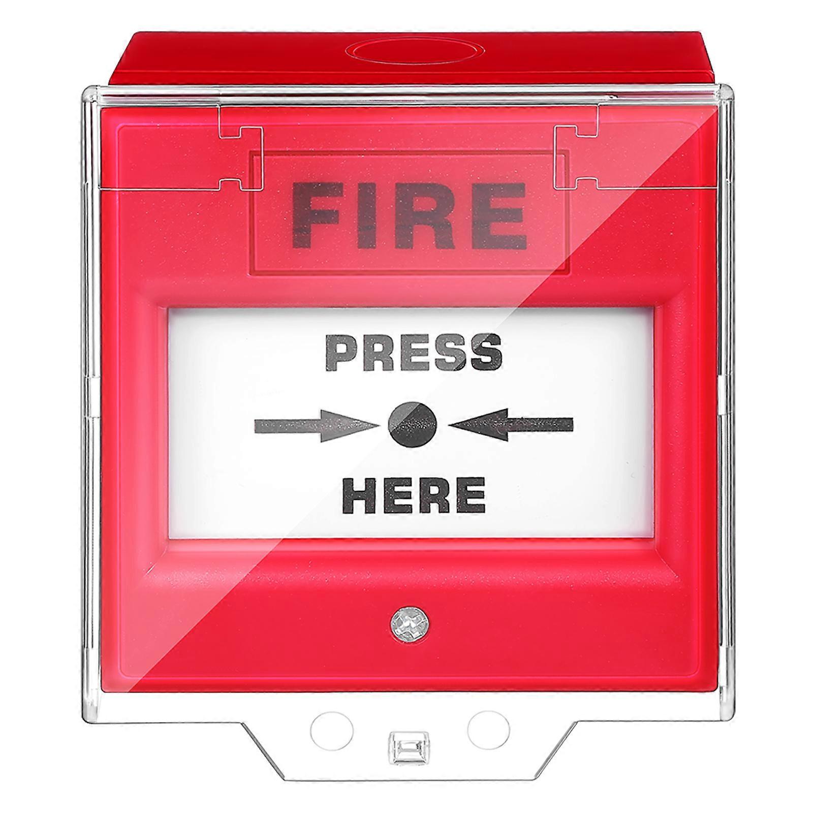 Emergency Alarm Button Broken Glass Fire Alarm Button for Access Control System