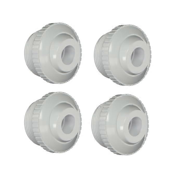 Hydrostream Pool  Jet Fitting 3/4Inch Opening 11/2Inch MIP Thread Adjustable Flow 4 Pack for Hayward