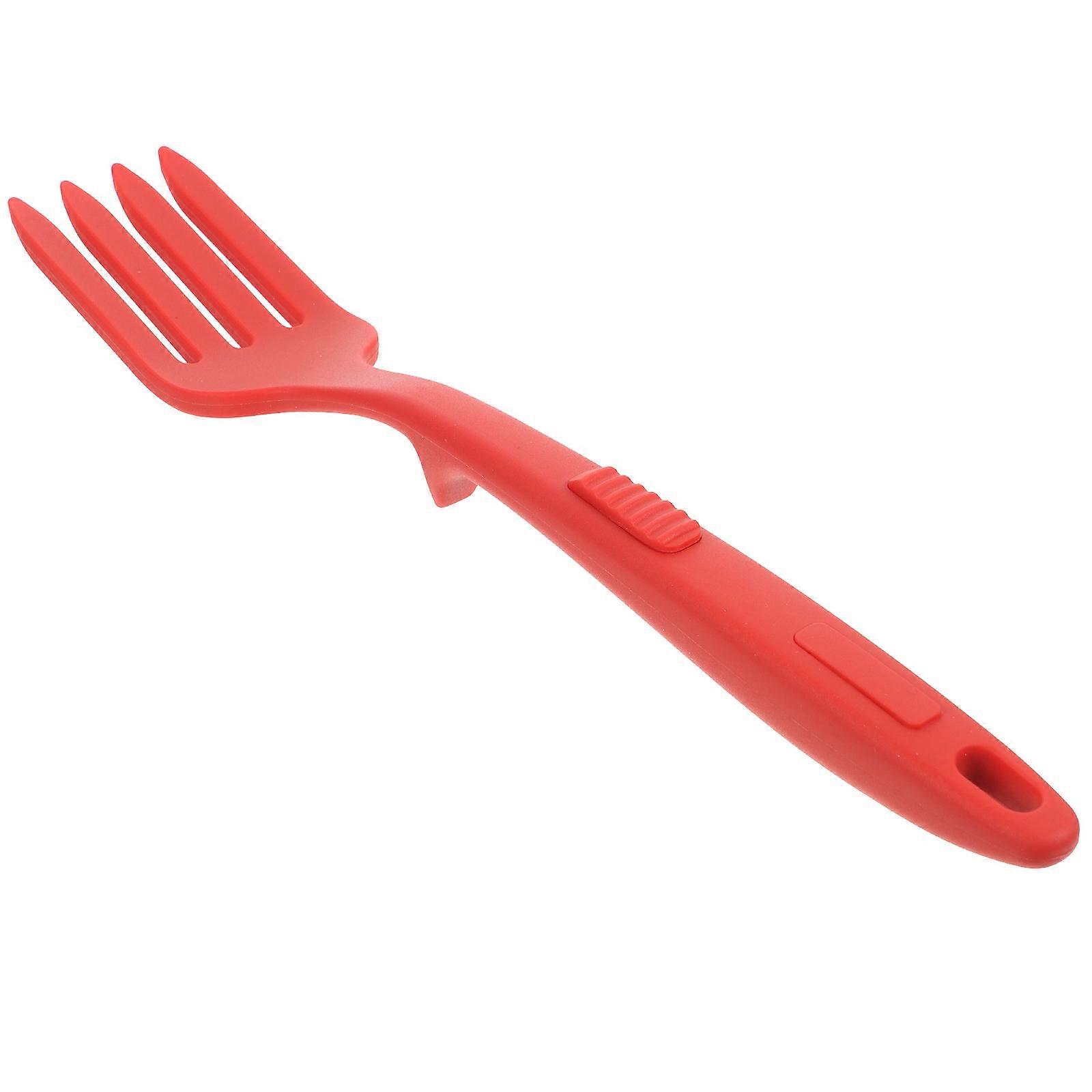 Washable Large Fork Pasta Server Fork Camping Smooth Edges 29.5X5.3X2.4CM 1Set