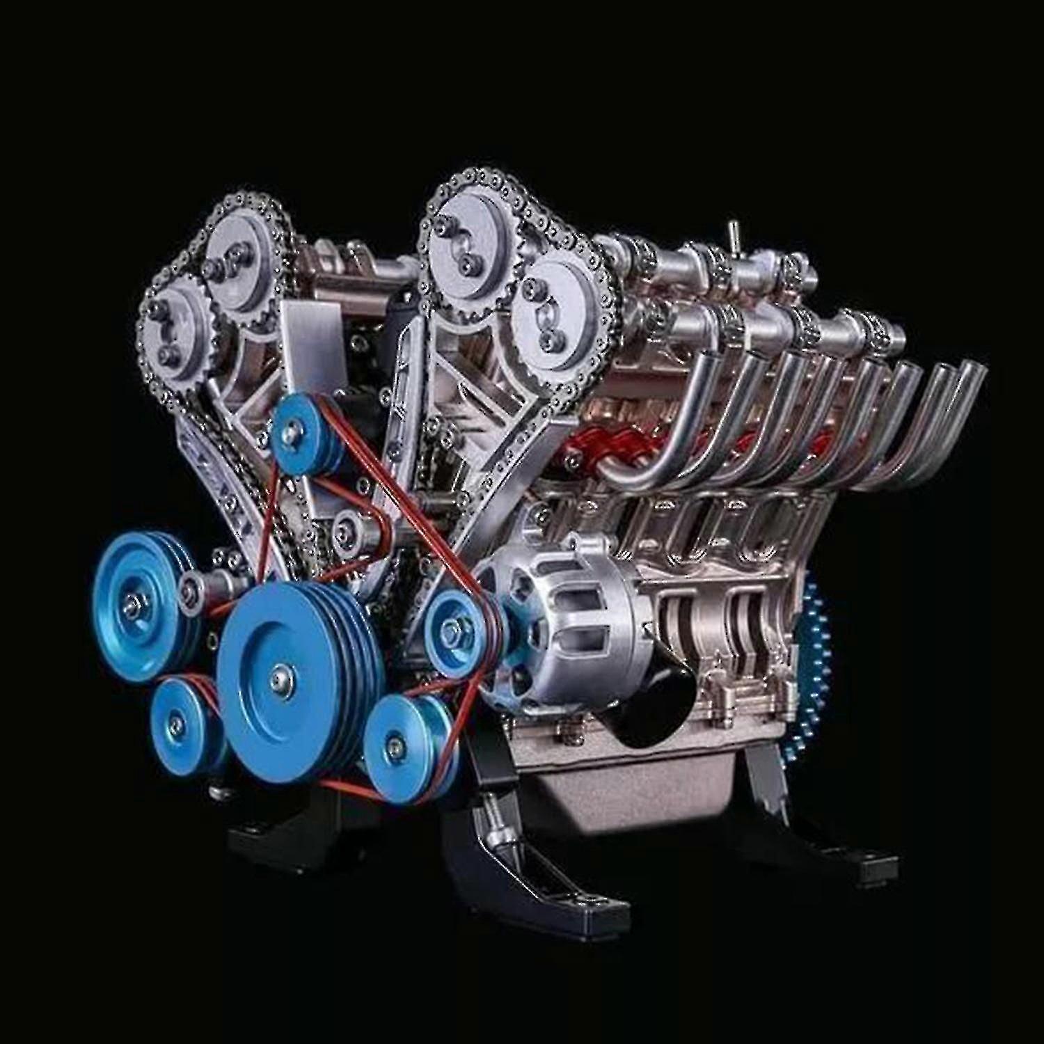 Car Engine Assembly Kit Metal Gift for Collection