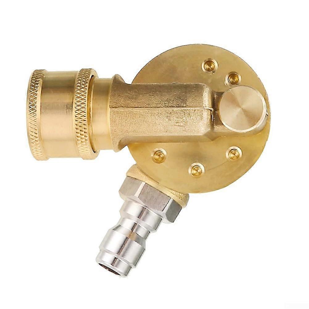 1/4 Inch 360° Adjustable Pressure Washer Spray Nozzle with Quick Connect and MultiAngle Control
