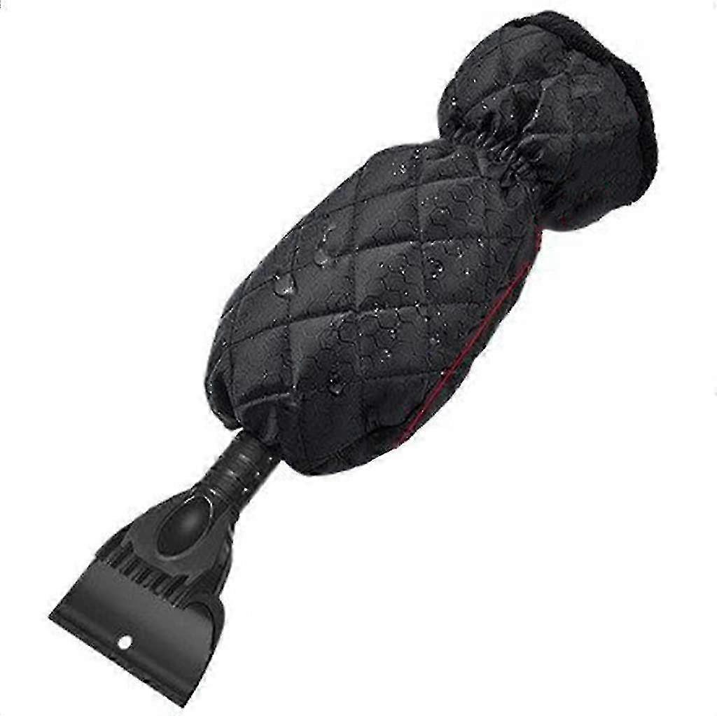 2026 Multifunctional Telescopic Snow Shovel Tool With Gloves(black)