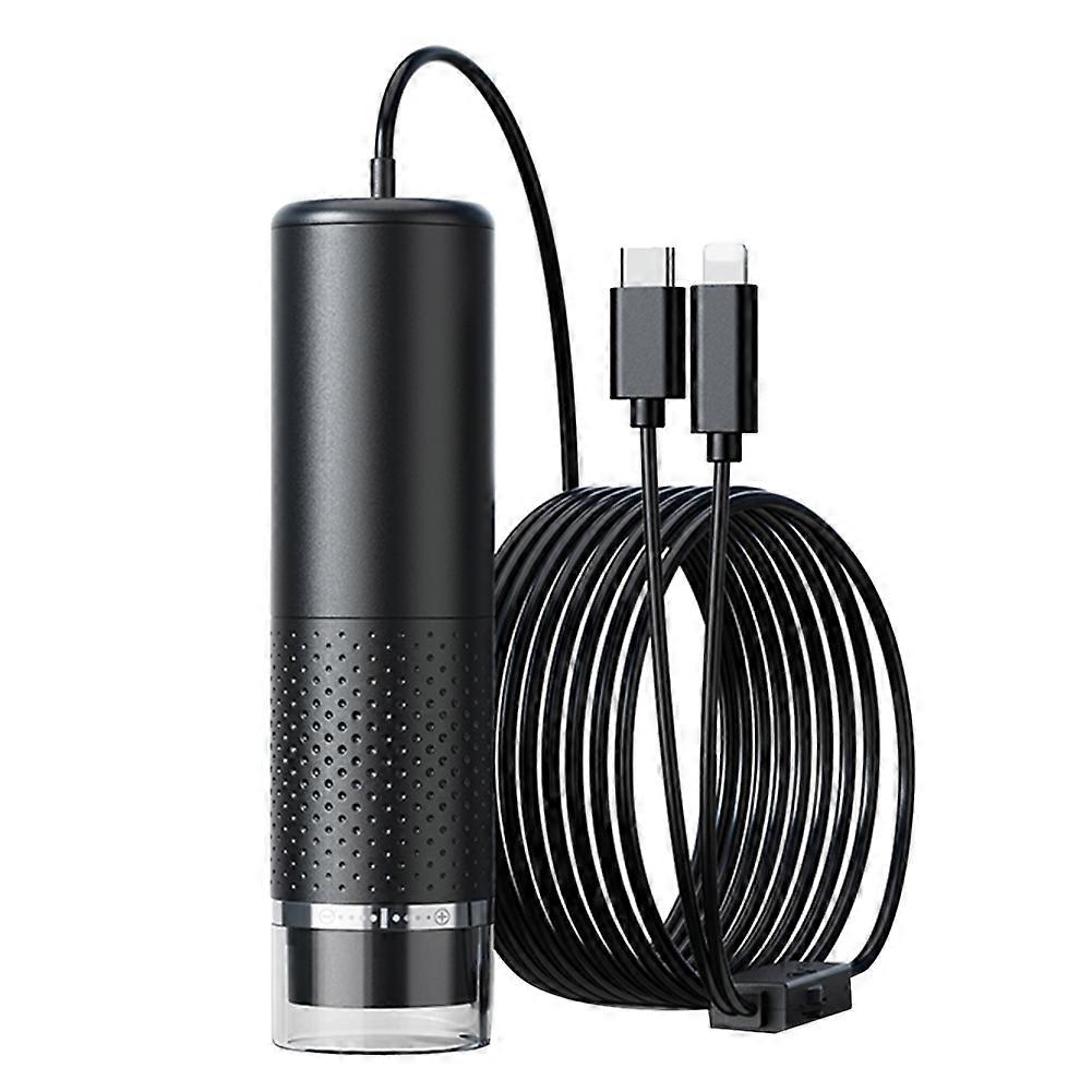 Handheld Digital Microscope Camera 50X-1600X USB Pocket Microscopes Camera with 8 Adjustable LED for Ios Android
