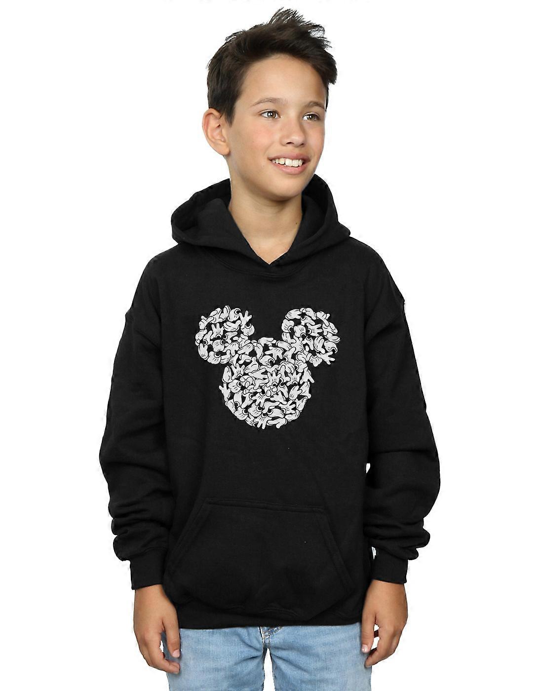 Disney Boys Mickey Mouse Cabeza de manos sudadera con capucha