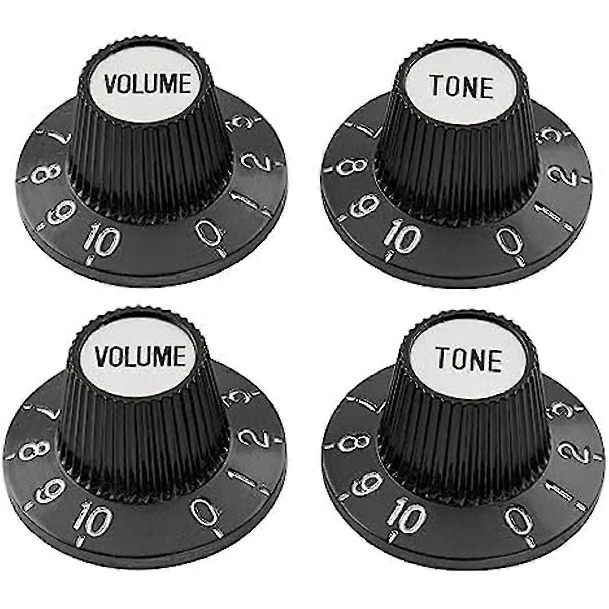 Witch Hat Knobs Top Hat Knobs Tone Volume Control Knobs for Electric Guitar Bass Amplifier Effect Pedal