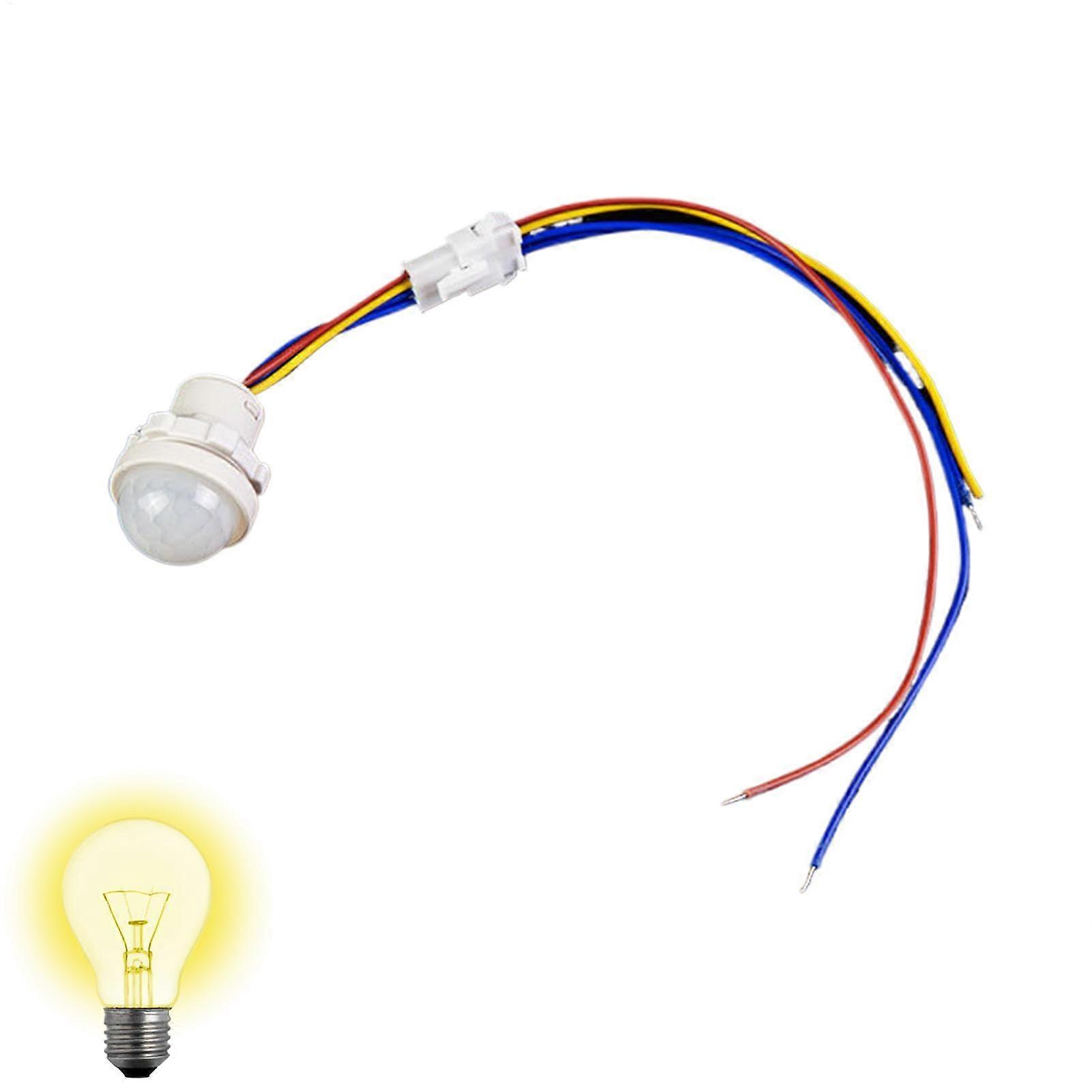 Motion Sensor Light Switch with Smart Detection, Energy Saving Ceiling Mount for Bathroom and Garage