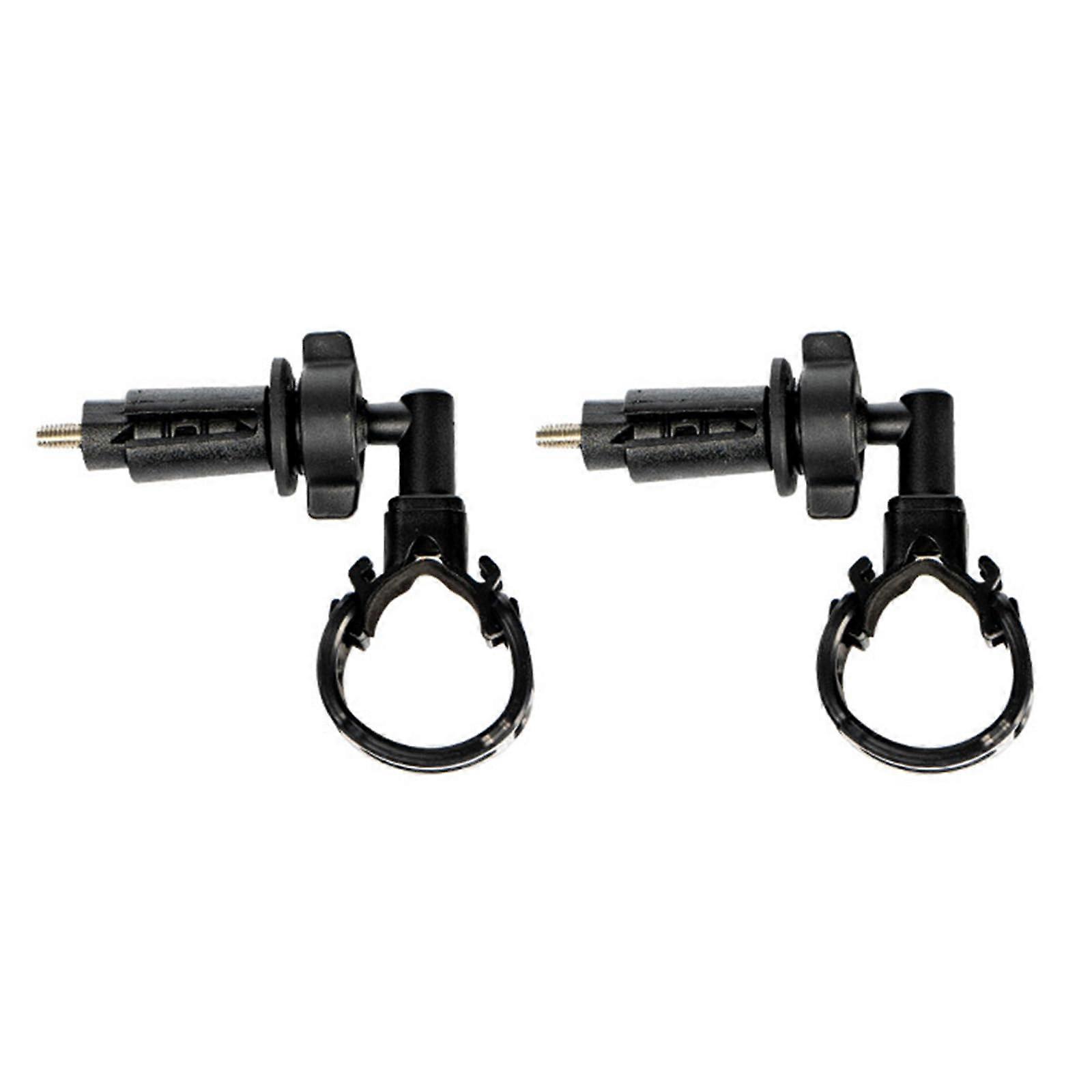 Bike Light Mount with 360° Rotation, Adjustable Bicycle Handlebar Flashlight Holder End Bracket