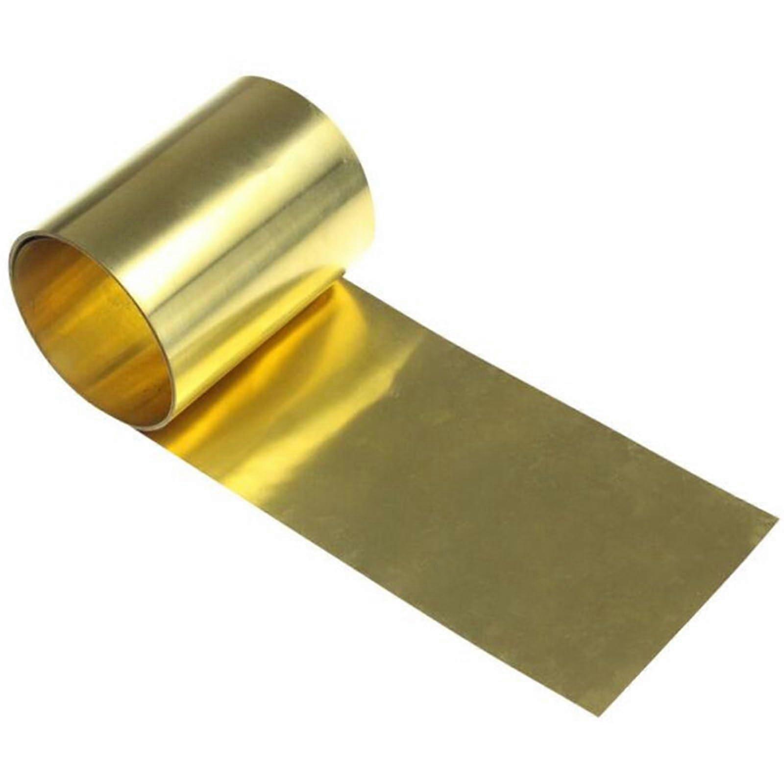 WearResistant Brass Sheet 0.1mm  Precision Uniform Thickness Custom Cut Brass Plate for Machining