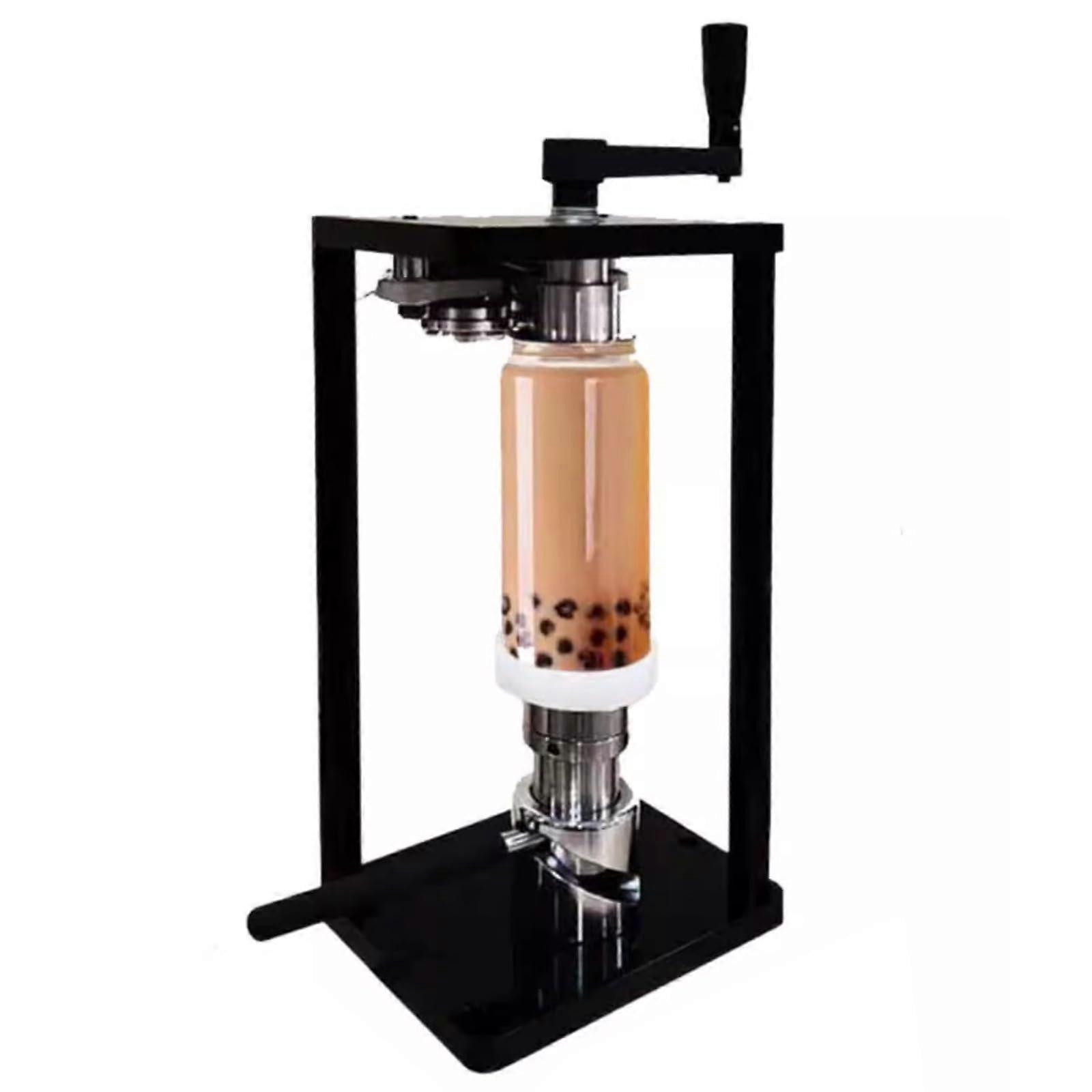 Manual Can Sealing Machine for Jars, Secure Hand Press, Adjustable Height 30170mm, 55mm Diameter