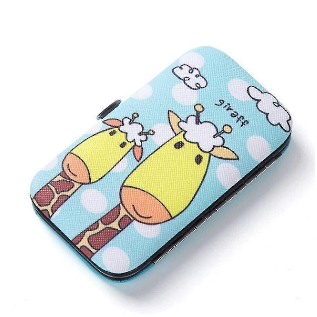 Stainless Steel Nail Clippers Set with Case, 7pcs RustResistant Manicure Pedicure Kit