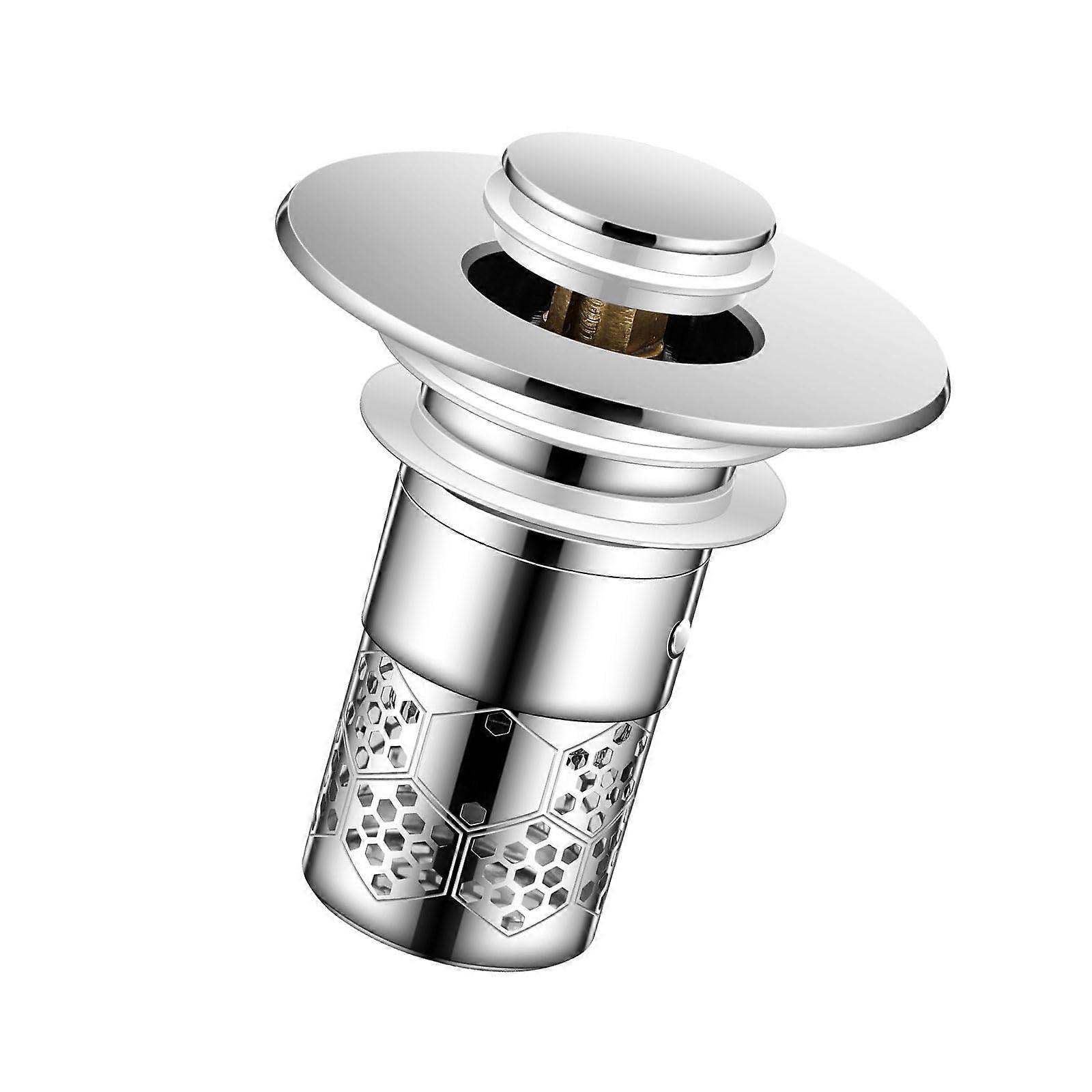 Sink Stopper with AntiClogging Drain Design and RustResistant Filter for Kitchen Bathroom