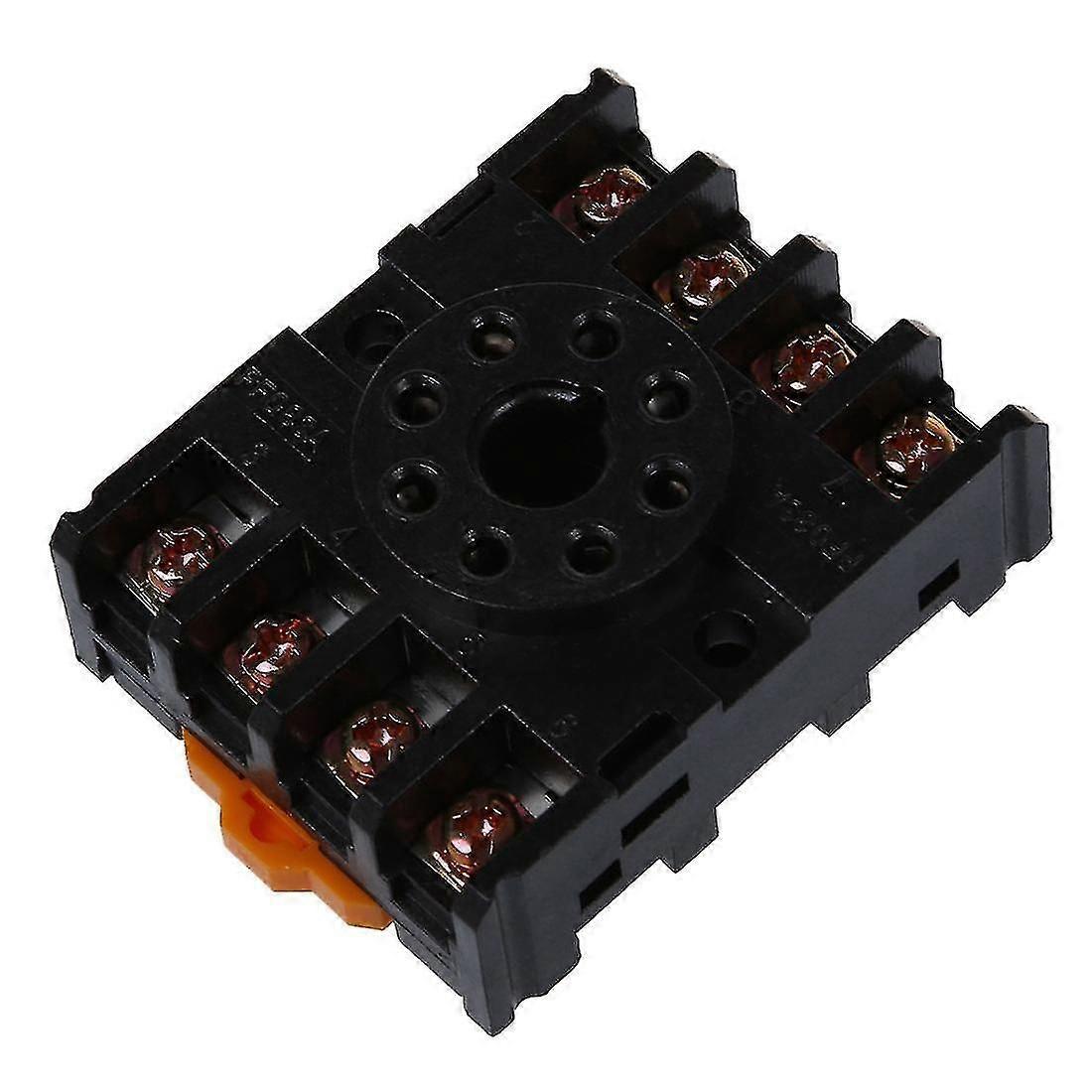 New 8 Round Pin 8-pin Pf083a Relay Base Socket