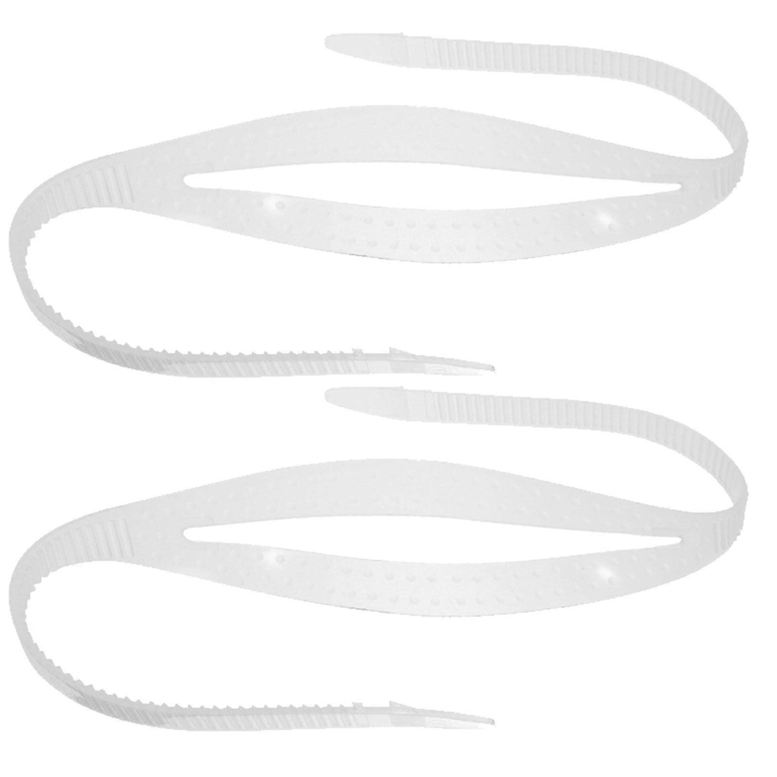 2pcs Adjustable Silicone Diving Goggles Replaceable Straps Comfortable Fit For Swimming And Diving Swim Goggles Strap