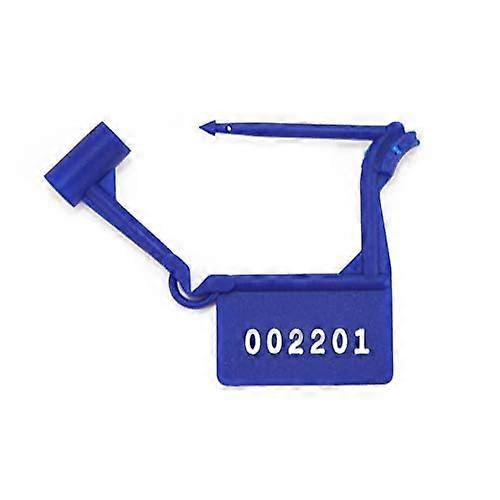 Security Seal Tags Tamper Evident Luggage Locks Numbered Plastic Padlock Tags Blue 1000 Pack