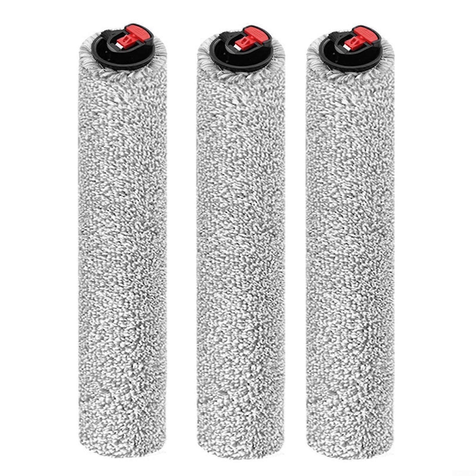 Roller Brush Replacement for Eufy Omni S1 Pro Hard Floor and Carpet, Efficient Debris Pickup, 3 Pack
