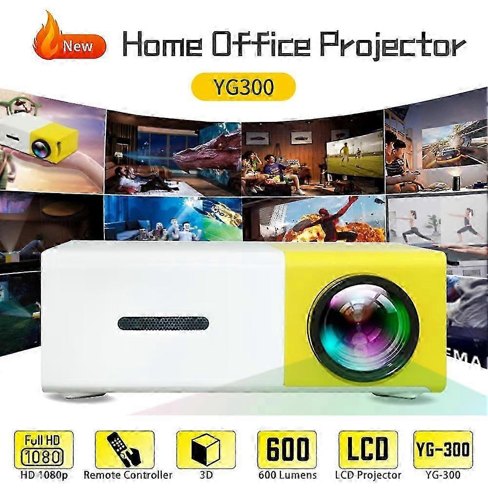 1080p Manual Focus Led  Mini Projector Infrared Mini Projector Remote Controller Home Projector Video