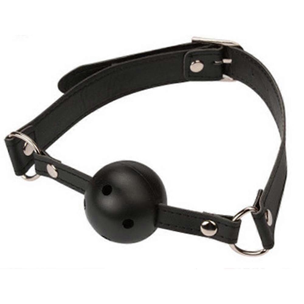 Open Breathable Mouth Ball with Adjustable Straps