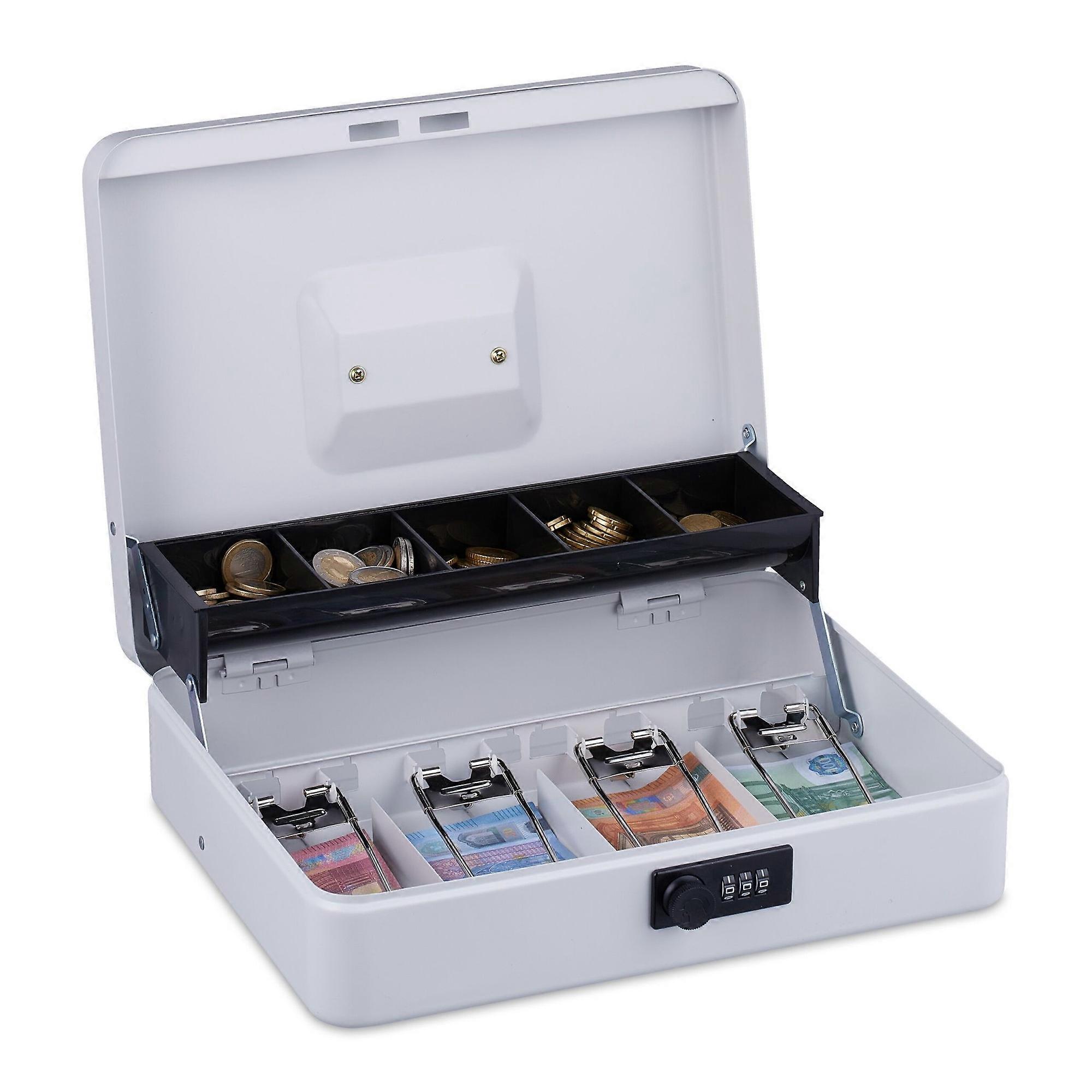 Cash box with number combination