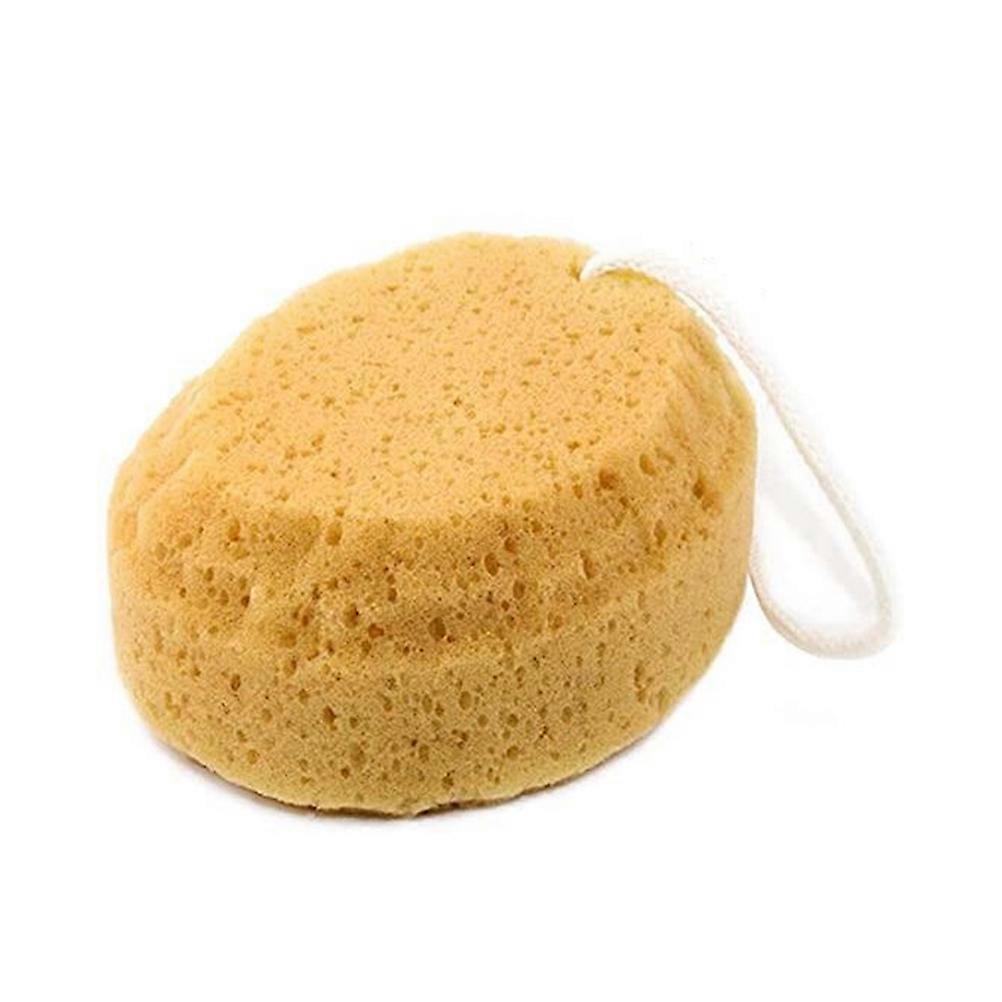 Yellow Honeycomb Bath Ball Bath Sponge for Shower Use 5Pcs Oval Set