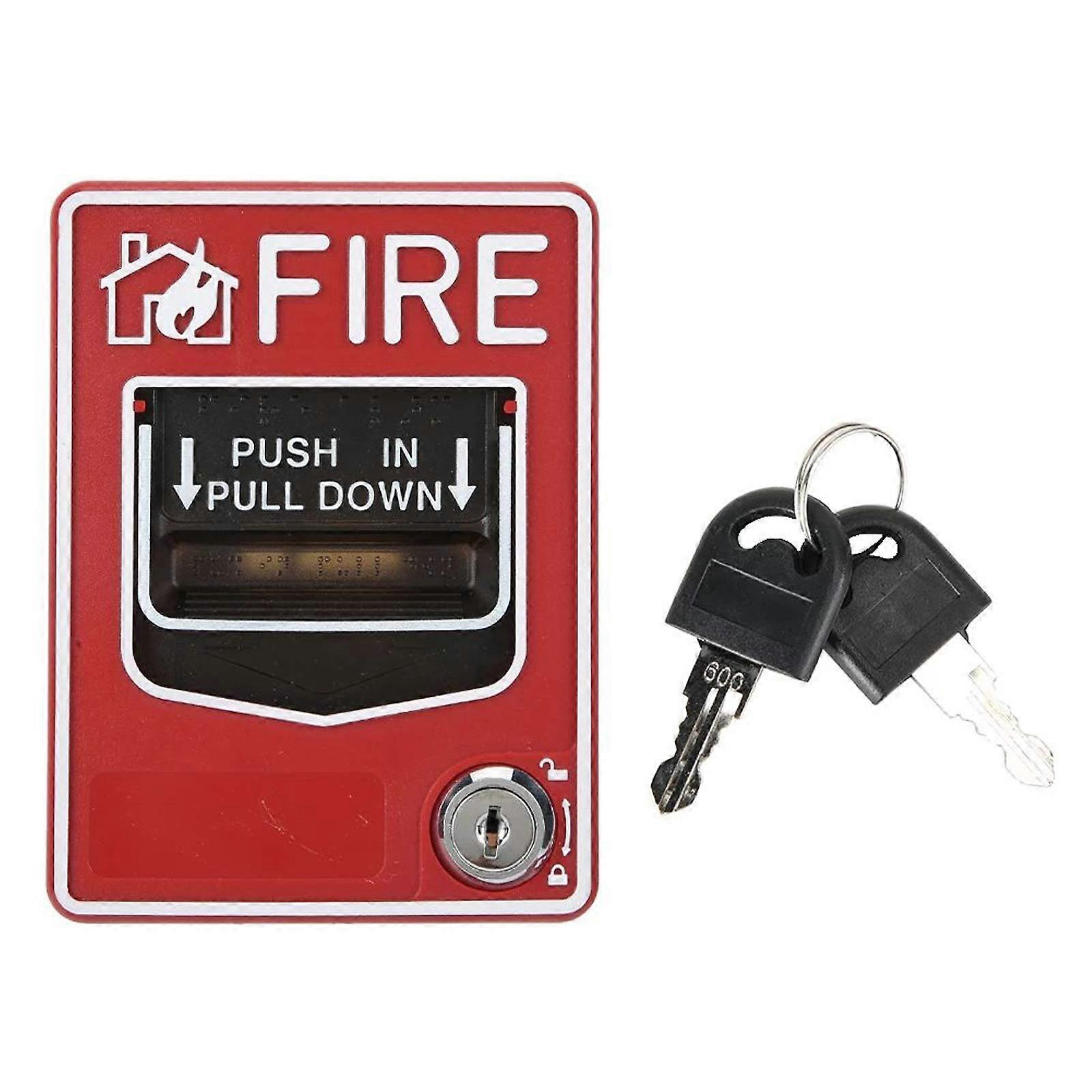 Fire Alarm Manual Call Point 928VDC Wired PushPull Emergency Pull Station for Immediate Activation