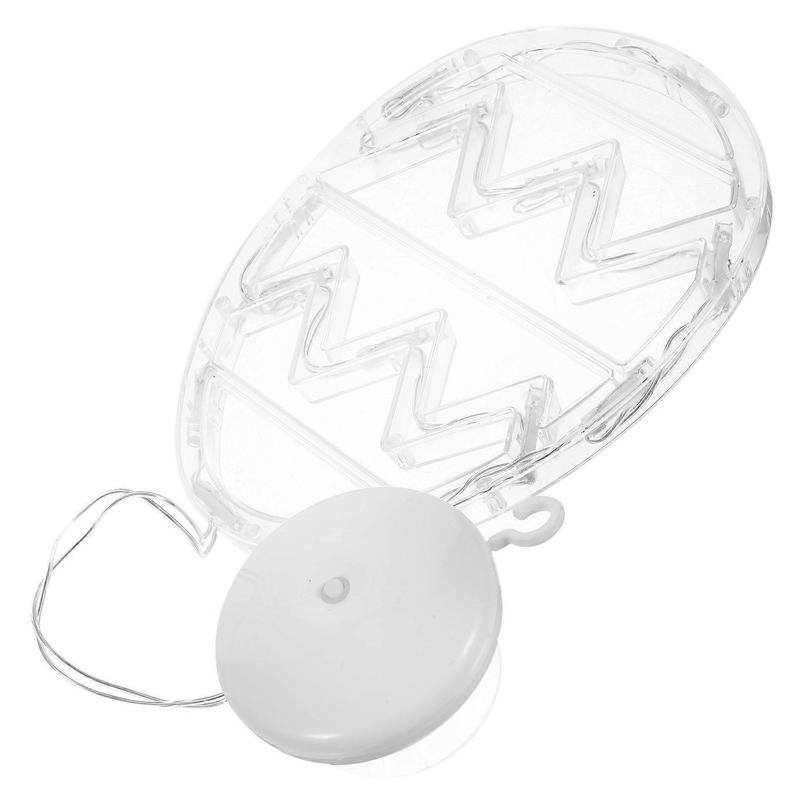 Pink Easter Egg Shaped Window Light with Suction Cup for Easter Party Decoration