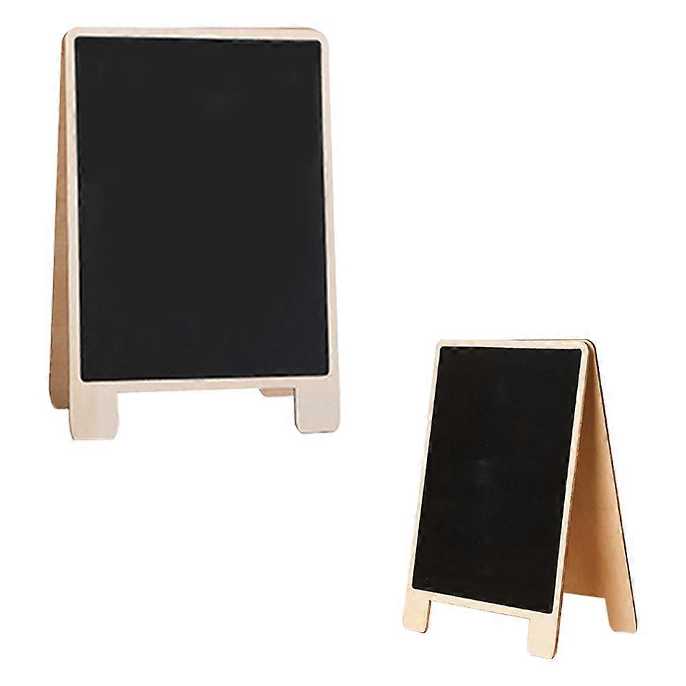 Wooden Chalkboard for Message with 2Pcs Practical Blackboard Boards