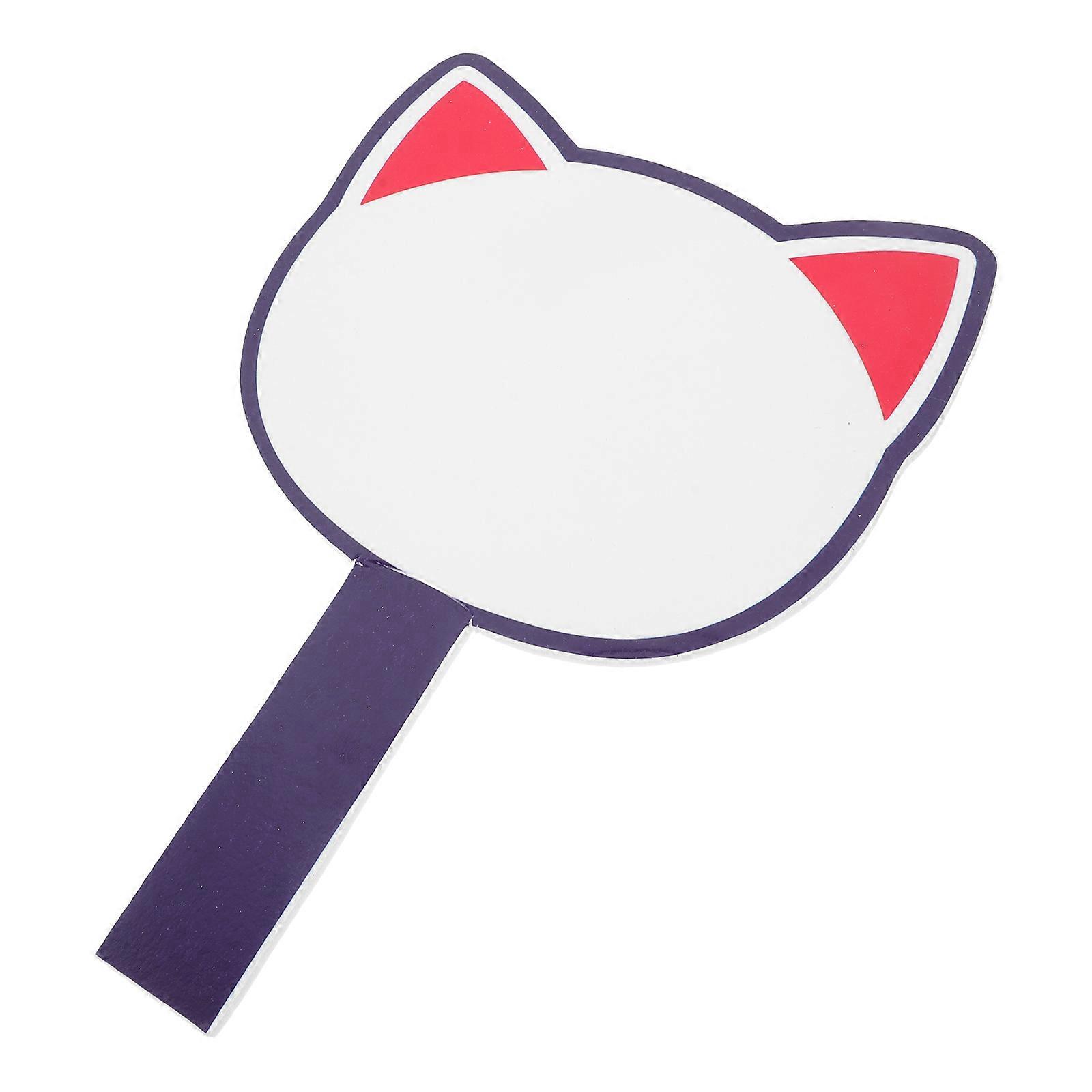 Dry Erase Answer Paddle Hand Held White Board for Teaching and Scoring Single Sided