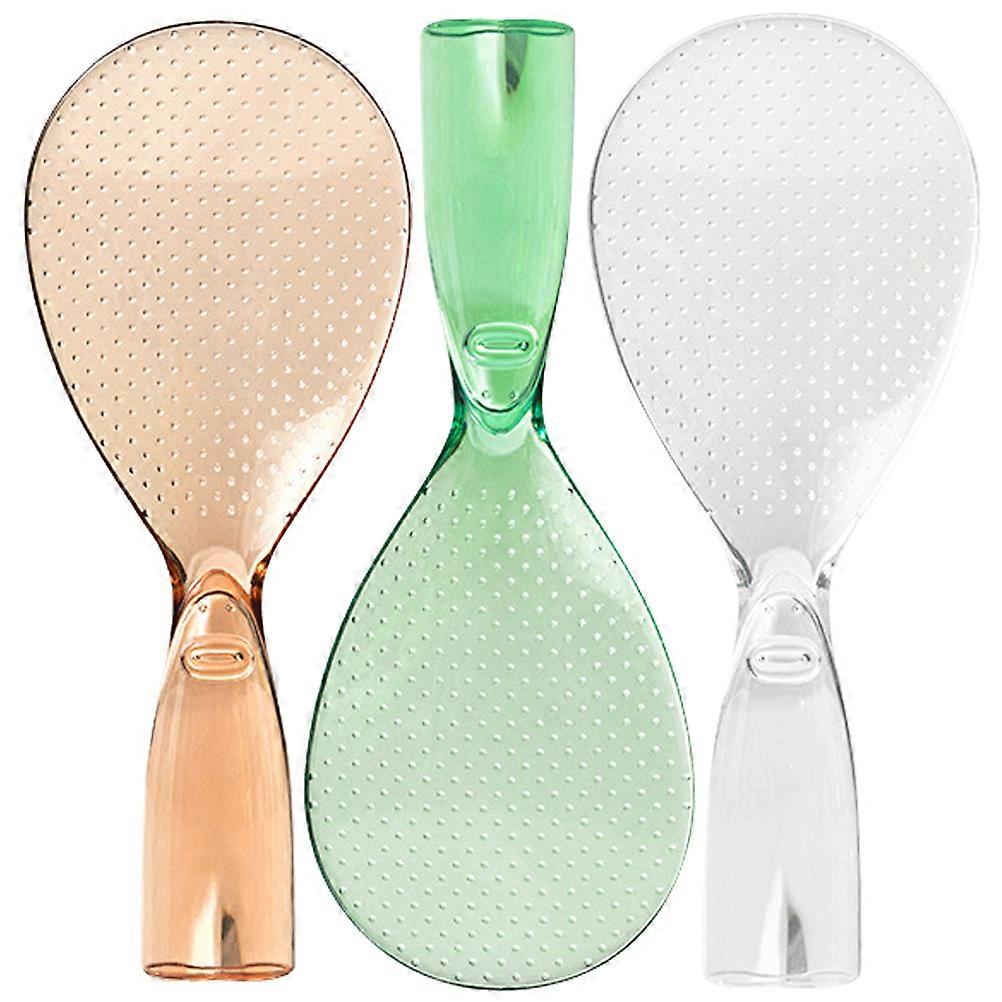 Kitchen Tableware Non-Stick Rice Spoons for Serving 3Pcs Paddle