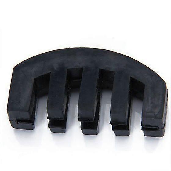 Rubber 4/4 Violin practice mute Black