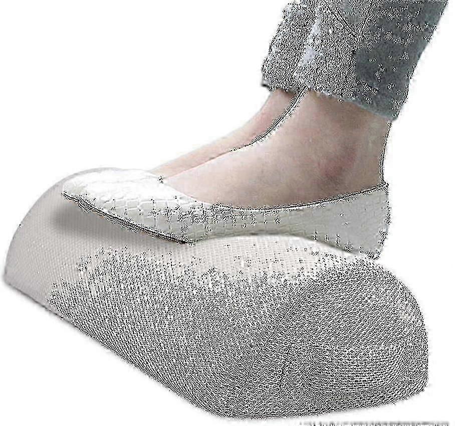 Footrest under the table, semi-cylindrical memory foam footrest support