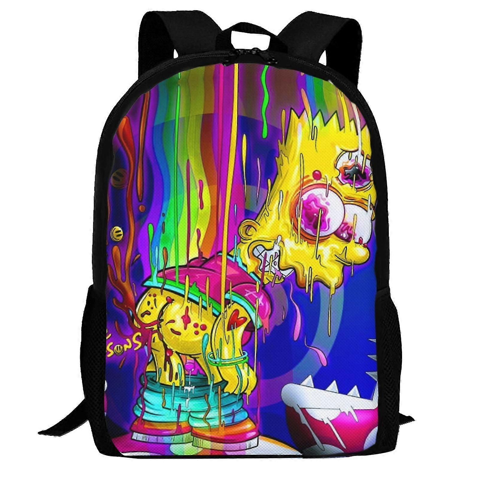 The Simpsons Backpack,laptop Backpack Lightweight Casual Daypackmulti-function Travel Backpack Z1091