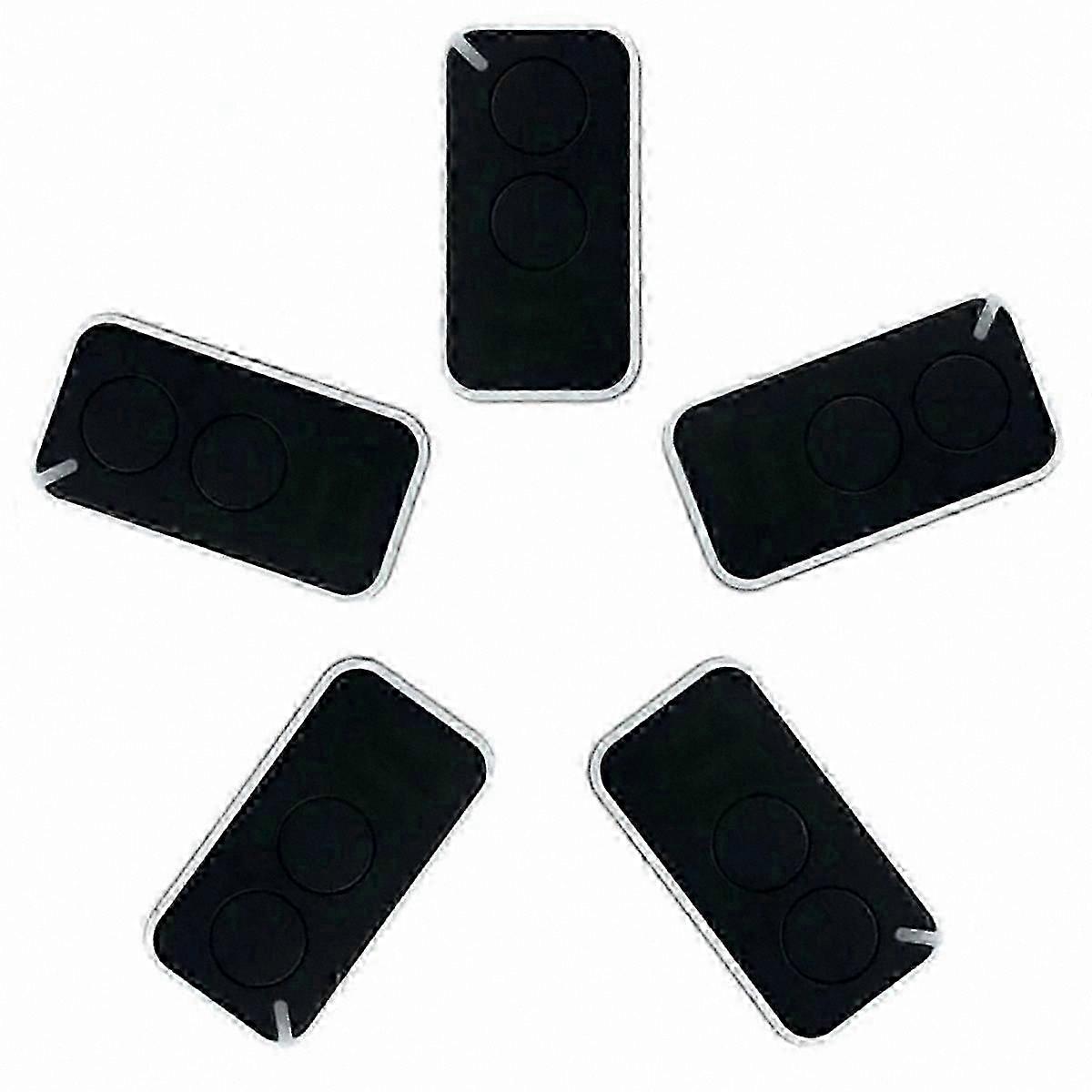 Universal Garage Remote Control Set, 5pcs 433.92MHz 2-Channel Rolling Code Compatible with Most Systems