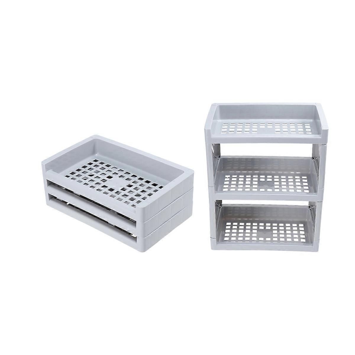 Office Storage Rack Multi-Layer for Storage Stationary Container Organizer