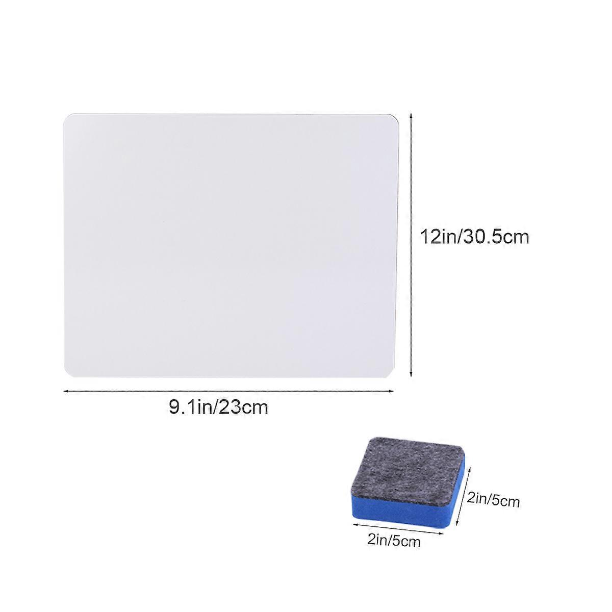 Tableau blanc portable effaçable (lot de 6)