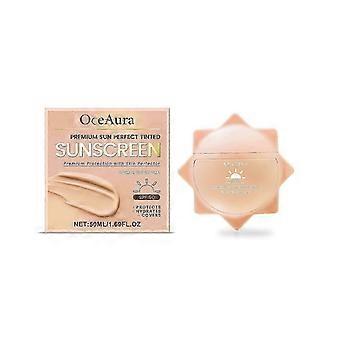 Sunscreen SPF 50 - Premium Sun Perfect Tinted Sunscreen SPF 50 - Broad Spectrum Sunscreen - Strong UVA/UVB Pretection - Lightweight & lyh1