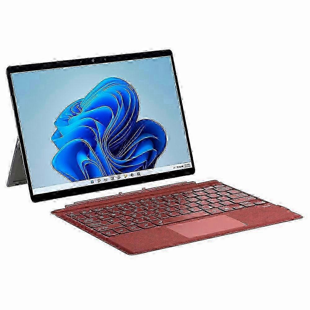 Microsoft Surface Pro 7+/7/6/5/4/3 Compatible Keyboard with Backlit Touchpad and Microfiber PU Leather Case