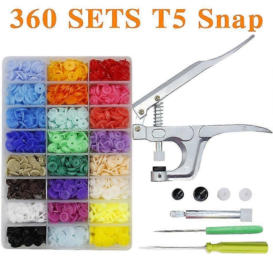 T5/t8 Plastic Resin Four Button Children's Button Press Installation Tool Set