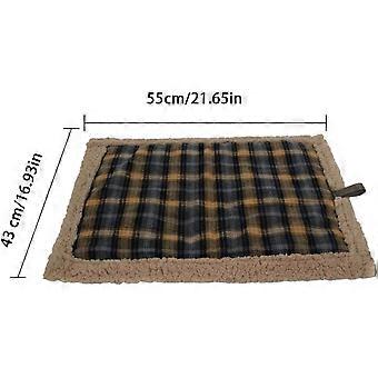 Selbstheizende Decke Haustiere Heizkissen Heizmatte Katzendecken Haustierdecke Waschbares Wärmedecke Für Katzen Hunde Welpe, 55x43CM