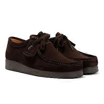 Tower London Apache Suede donkerbruine herenschoenen
