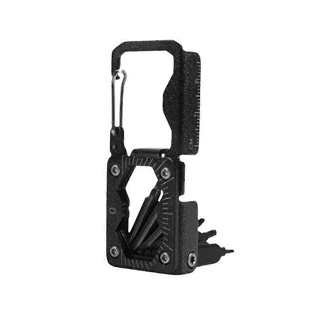 Outdoor Portable Screwdriver Set with Vehicle Maintenance Tools Multi-Function Folding Tool Measuring Device EK