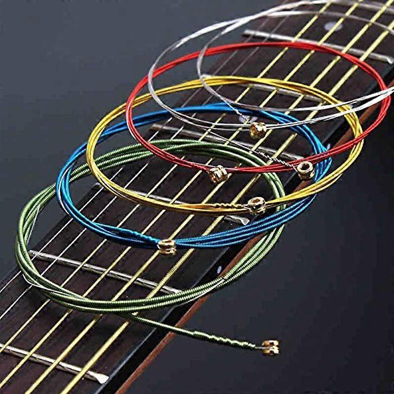 6 in 1 Multicolor E-A Guitar Strings